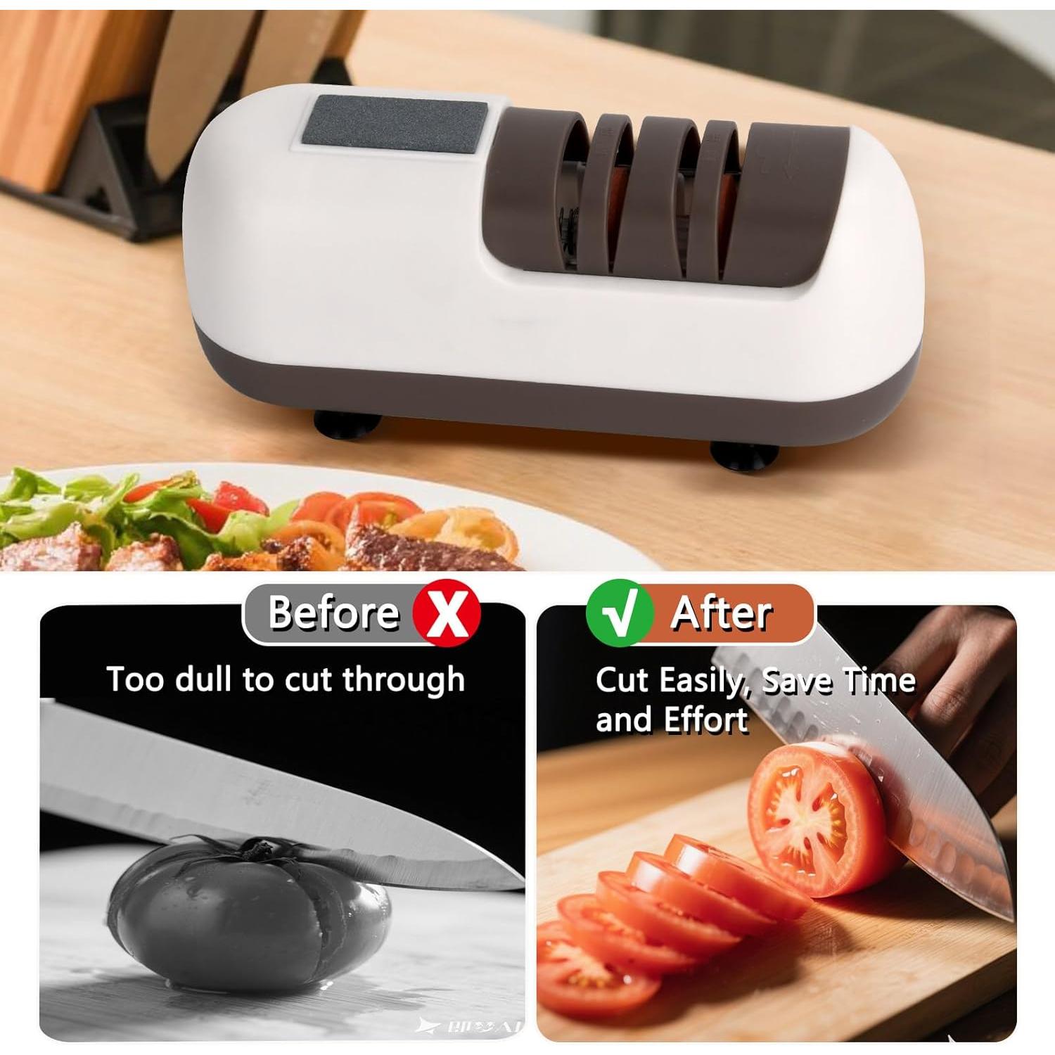 Afilador de cuchillos eléctrico VGIUB HM-802 2 etapas 100% diamante