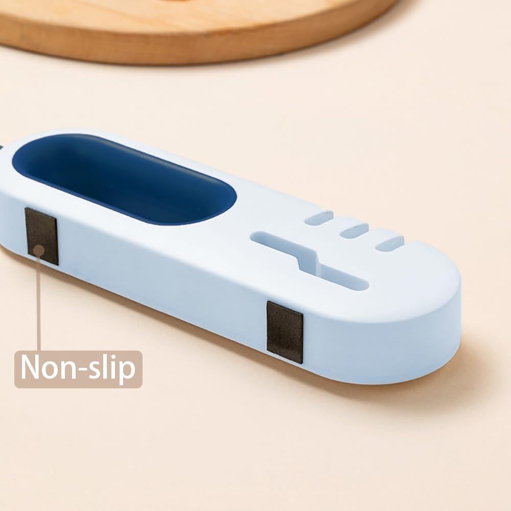 Afilador de cuchillos 4 en 1 GSYYUDU, acero de tungsteno, azul