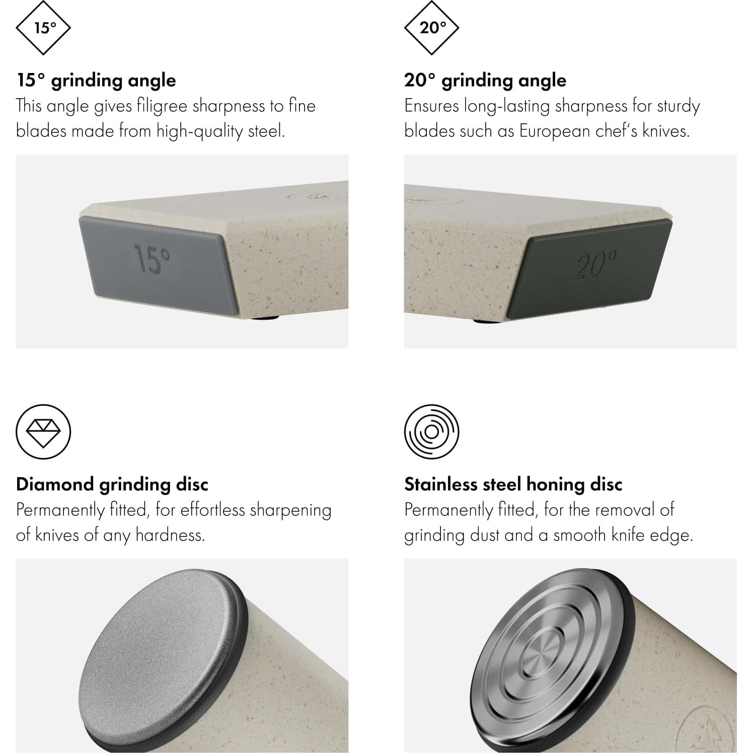 Afilador de Cuchillos HORL 3 Crucero con Disco de Diamante