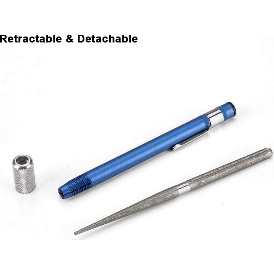 Afilador de cuchillos retráctil Bi fujian 14-23 cm azul