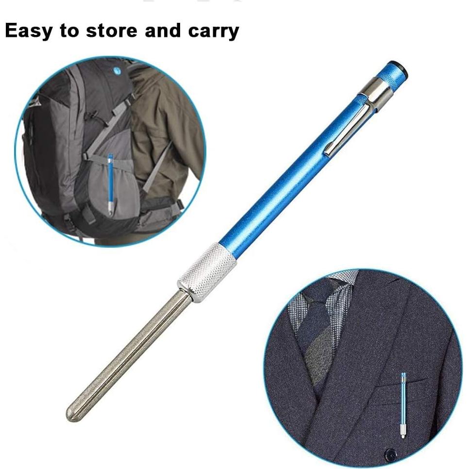 Afilador de cuchillos retráctil Bi fujian 14-23 cm azul