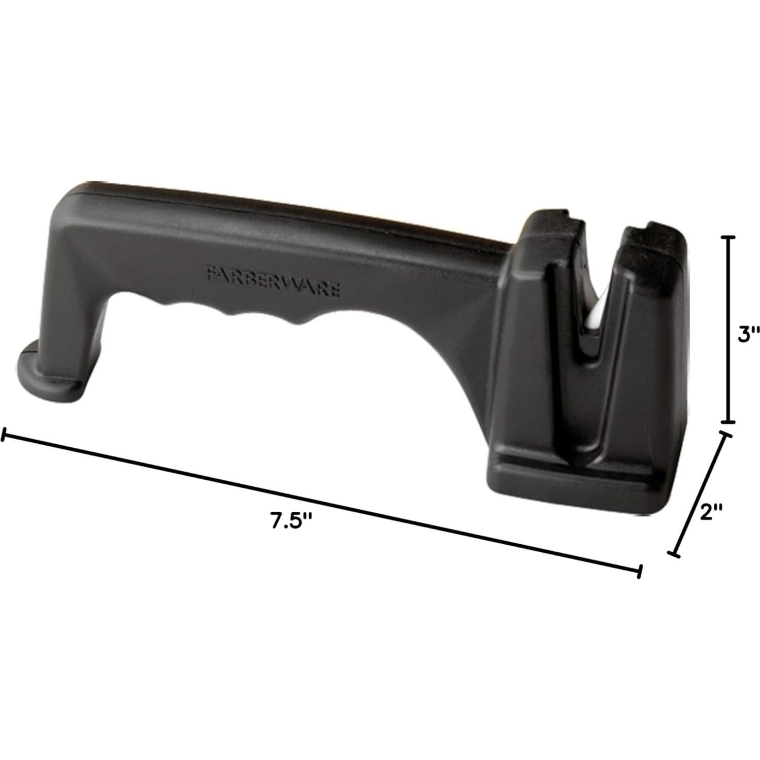 Afilador de Cuchillos de Mesa Farberware Negro 19 cm