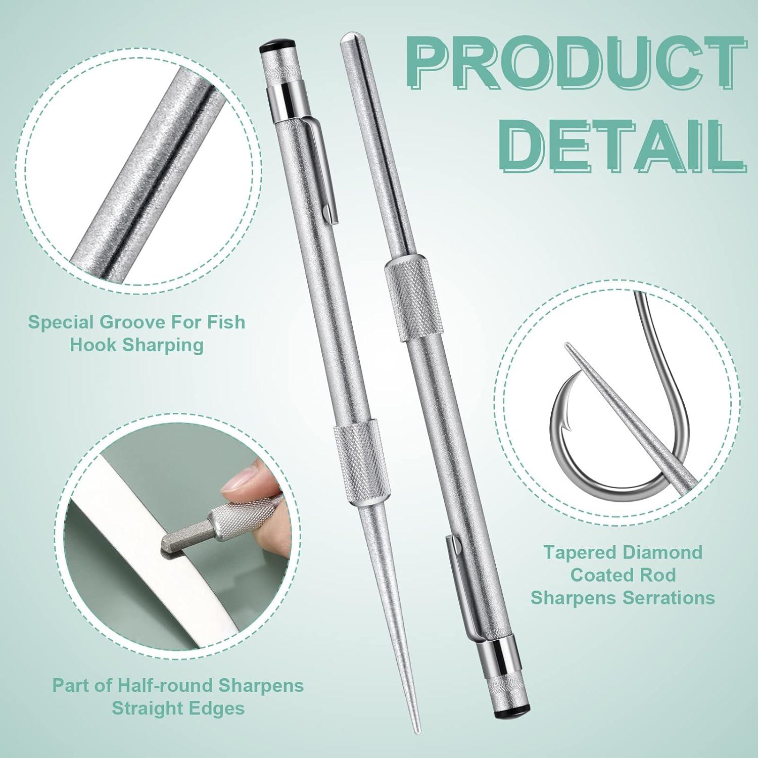 Afilador de Cuchillos Portátil Honoson - 5 Piezas Diamante 14 cm