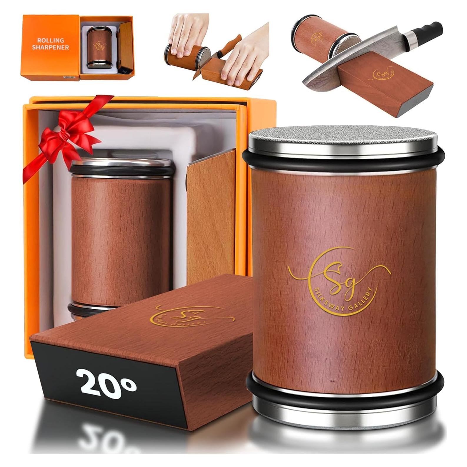Afilador de cuchillos rodante Silksway Gallery - Discos de diamante
