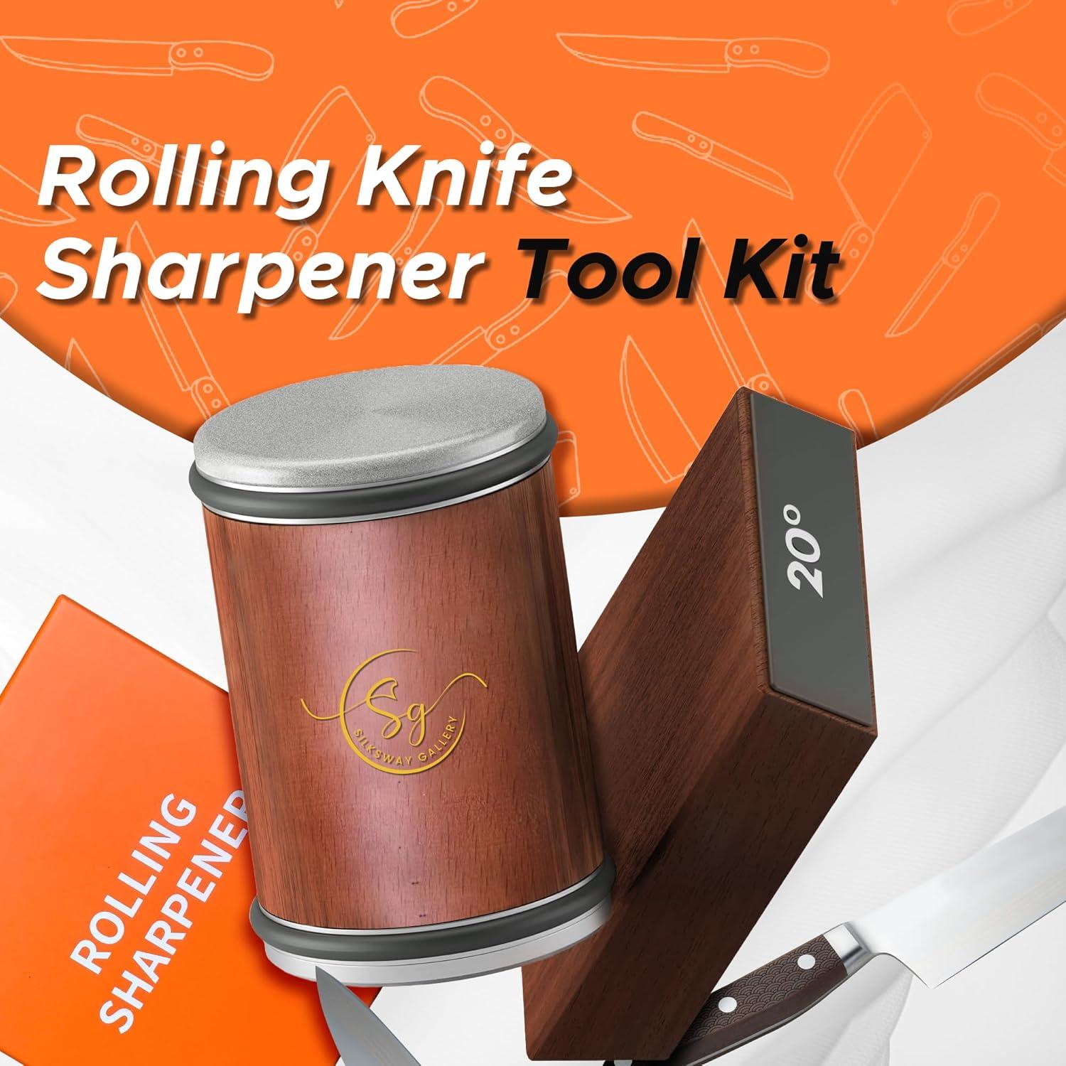 Afilador de cuchillos rodante Silksway Gallery - Discos de diamante