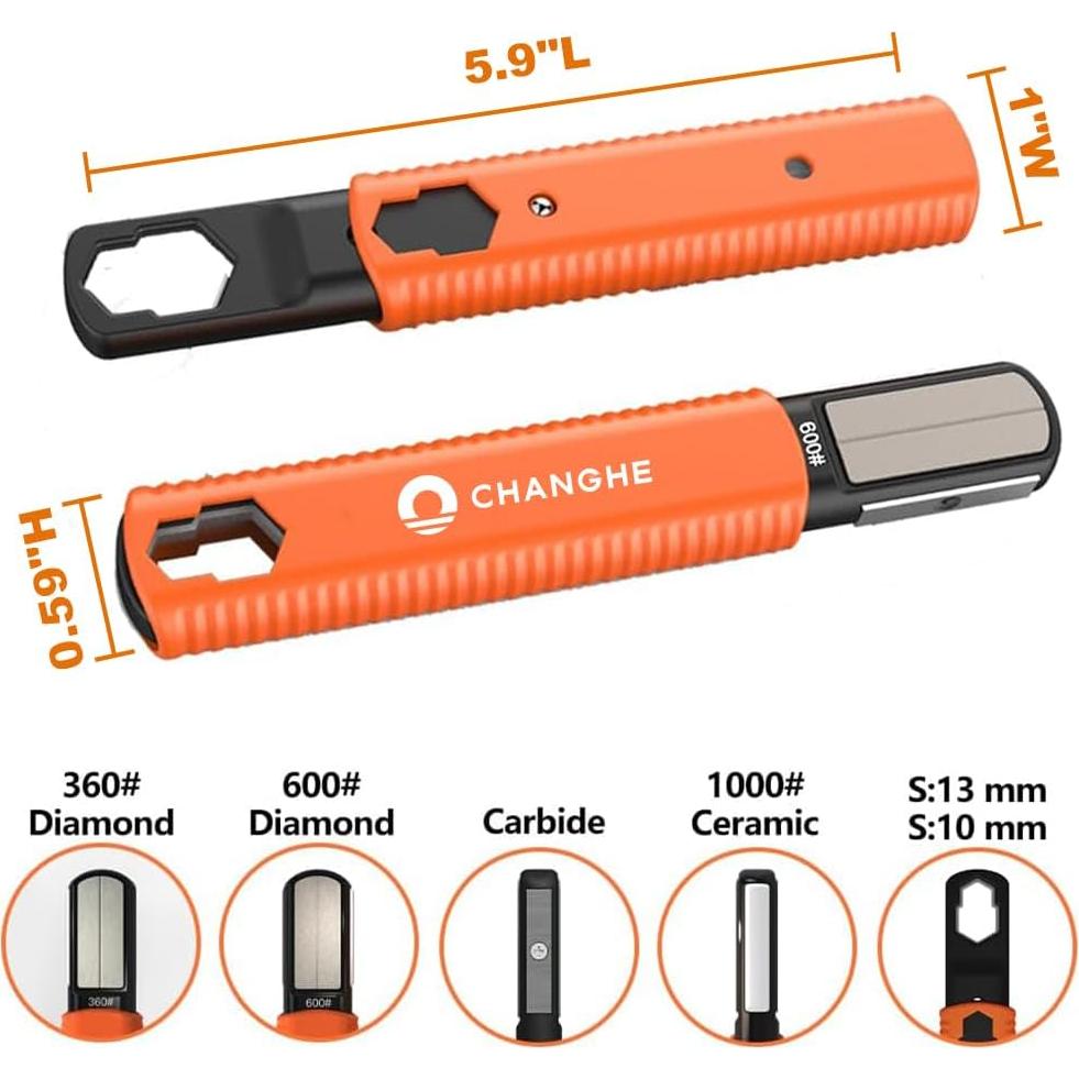 Afilador de Cuchillas Multiusos Changhe - Jardín y Herramientas