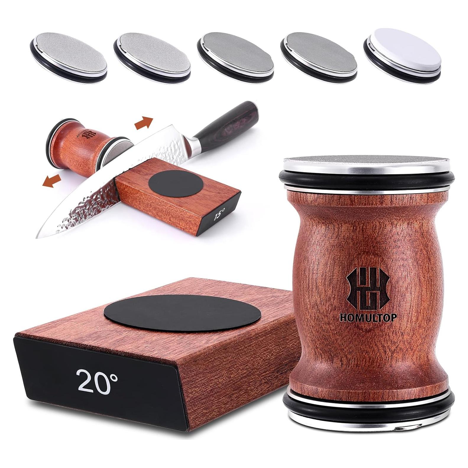 Afilador de Cuchillos Rodante Homultop con Discos de Diamante y Cerámica