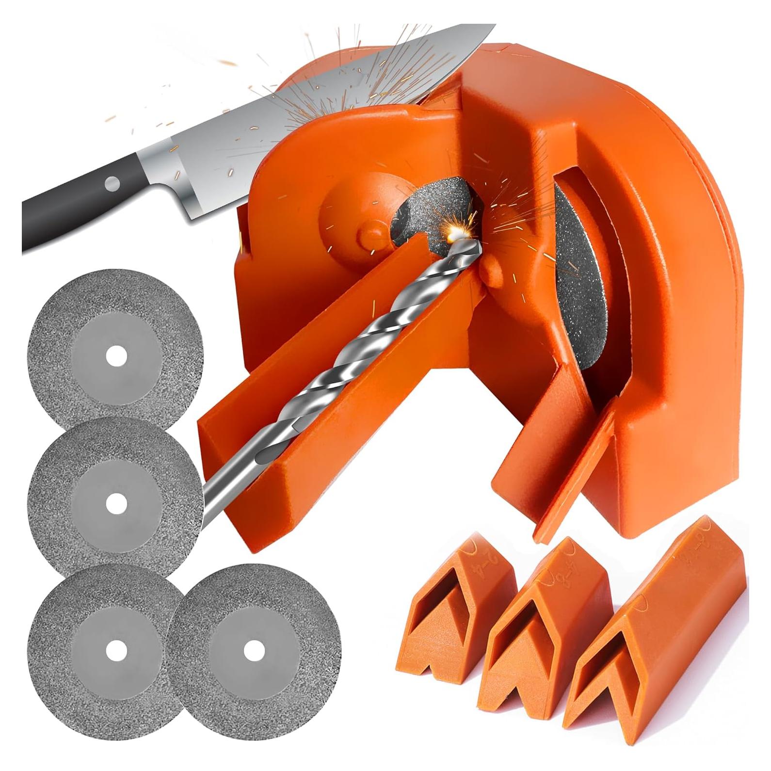 Afilador de Brocas Eléctrico MIEUXLLEY Grande Naranja