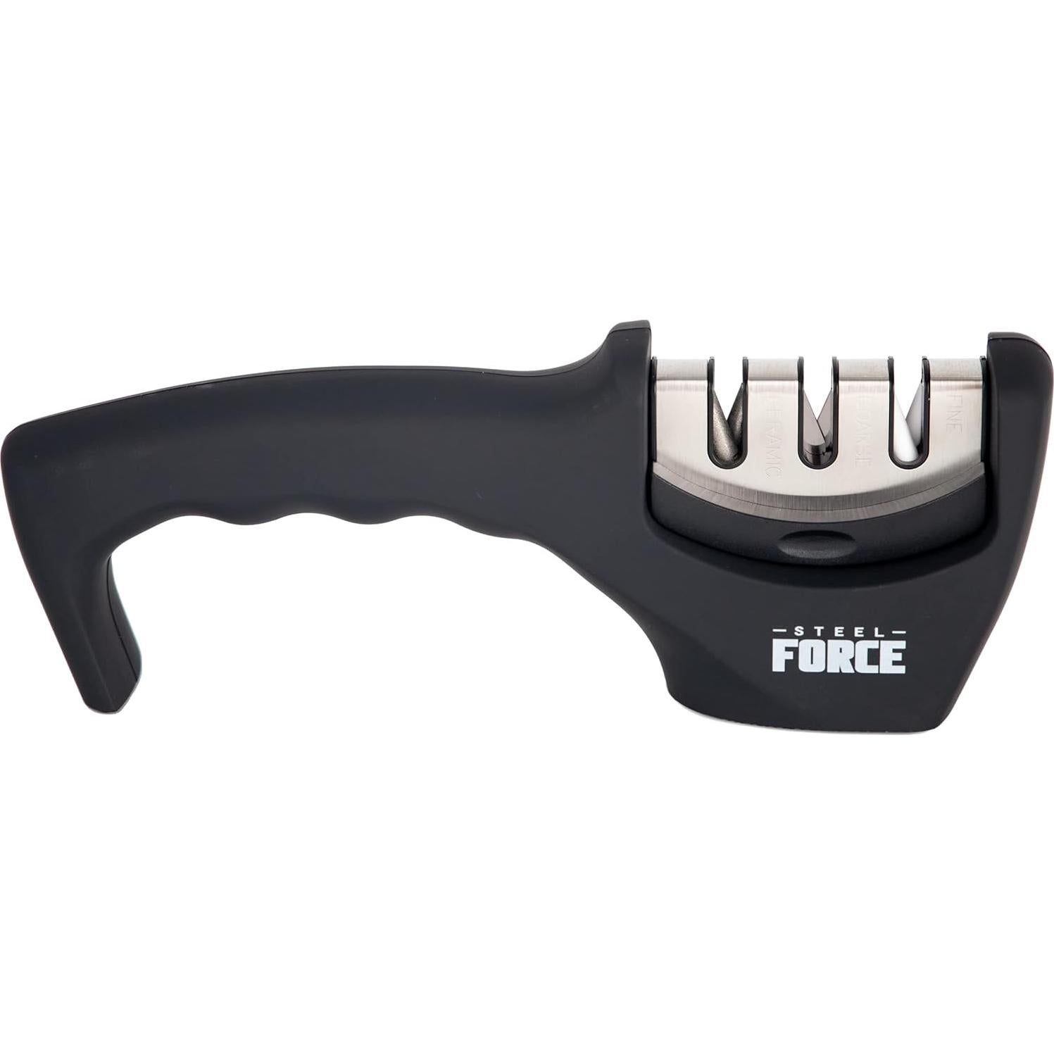 Afilador de cuchillos 4 en 1 Steel Force KS03 con guante