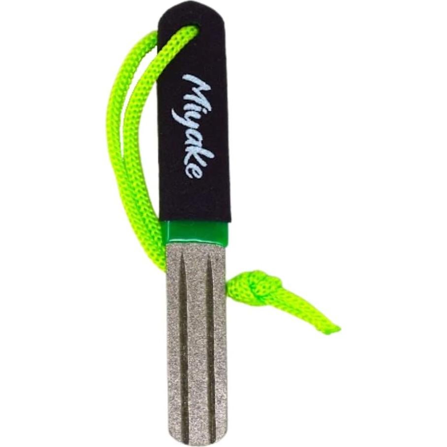 Juego de 2 Afiladores de Anzuelos Miyake Doble Grano Diamante