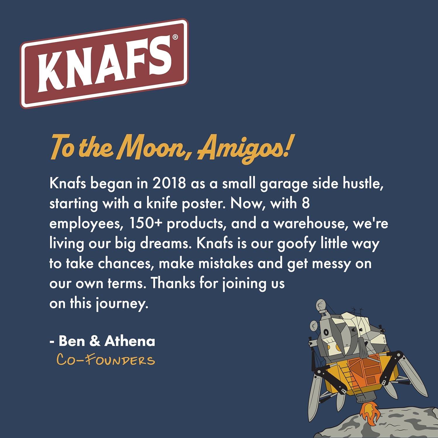 Afilador de Cuchillos Knafs de Cuero y Compuesto Ultra Fino