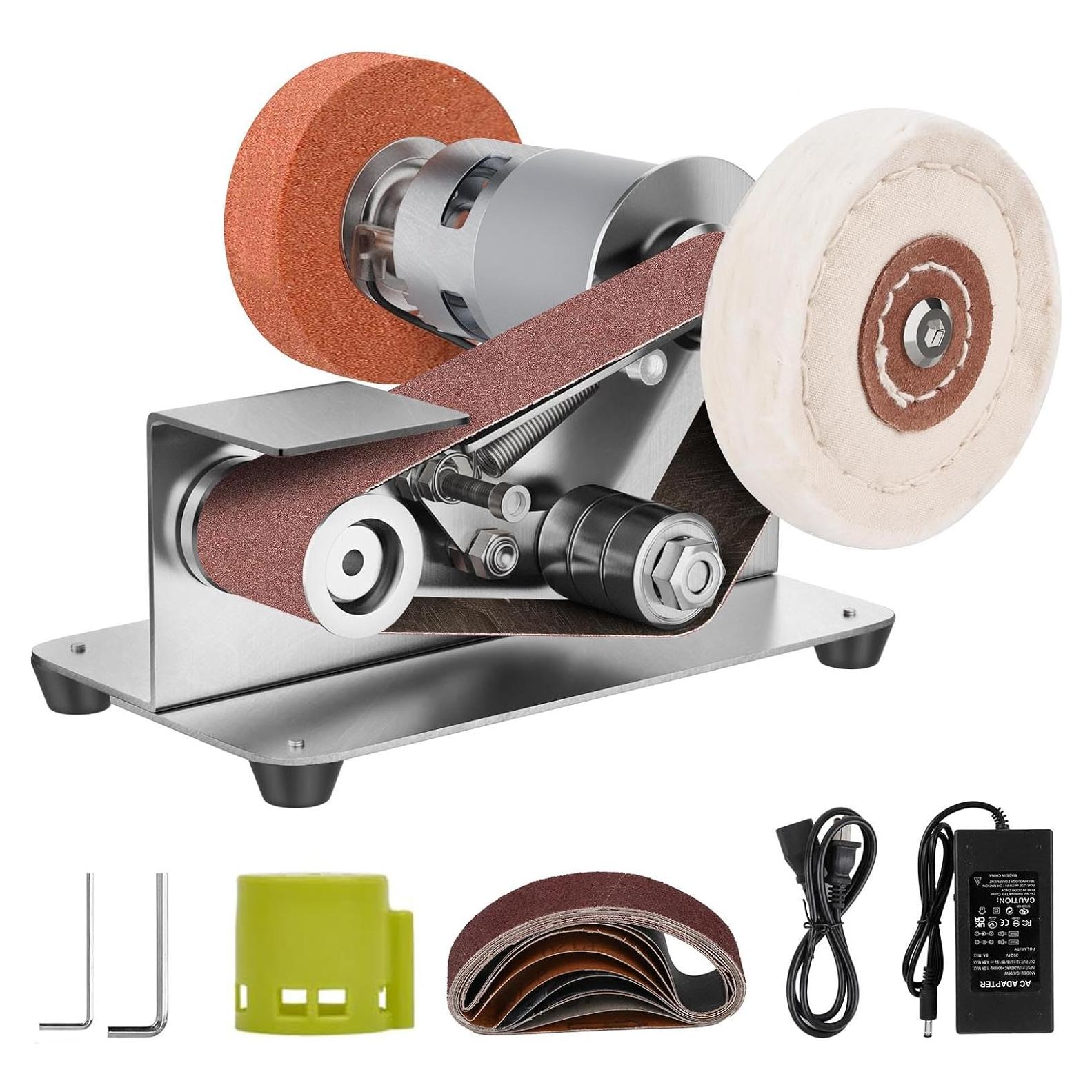 Mini Lijadora de Banda Eléctrica Kongkee 96W 7 Velocidades