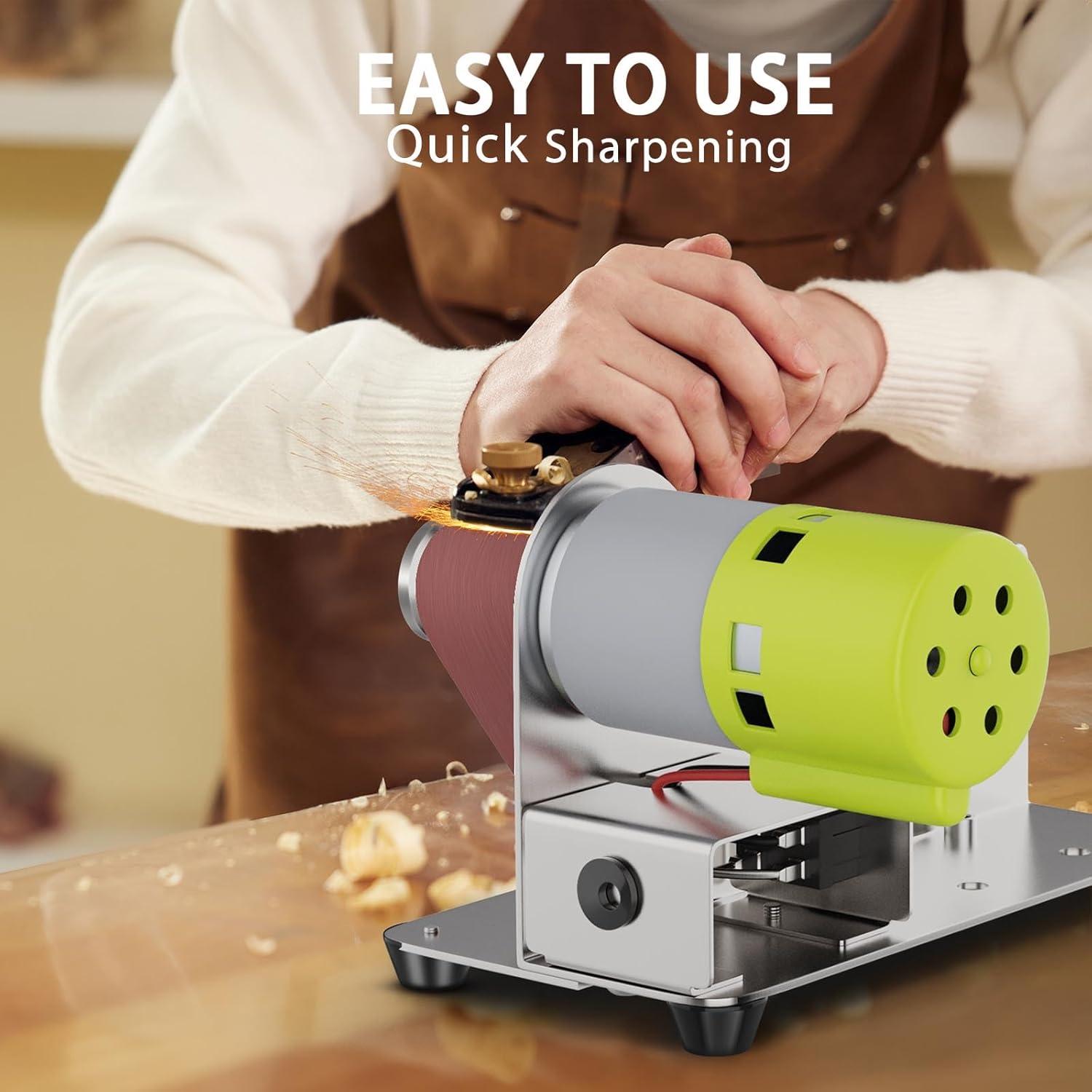 Mini Lijadora de Banda Eléctrica Kongkee 96W 7 Velocidades