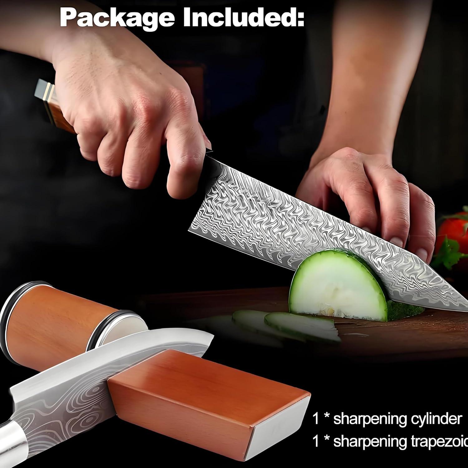 Afilador de Cuchillos Rodante KiiKiiPaNa con Piedra de Diamante