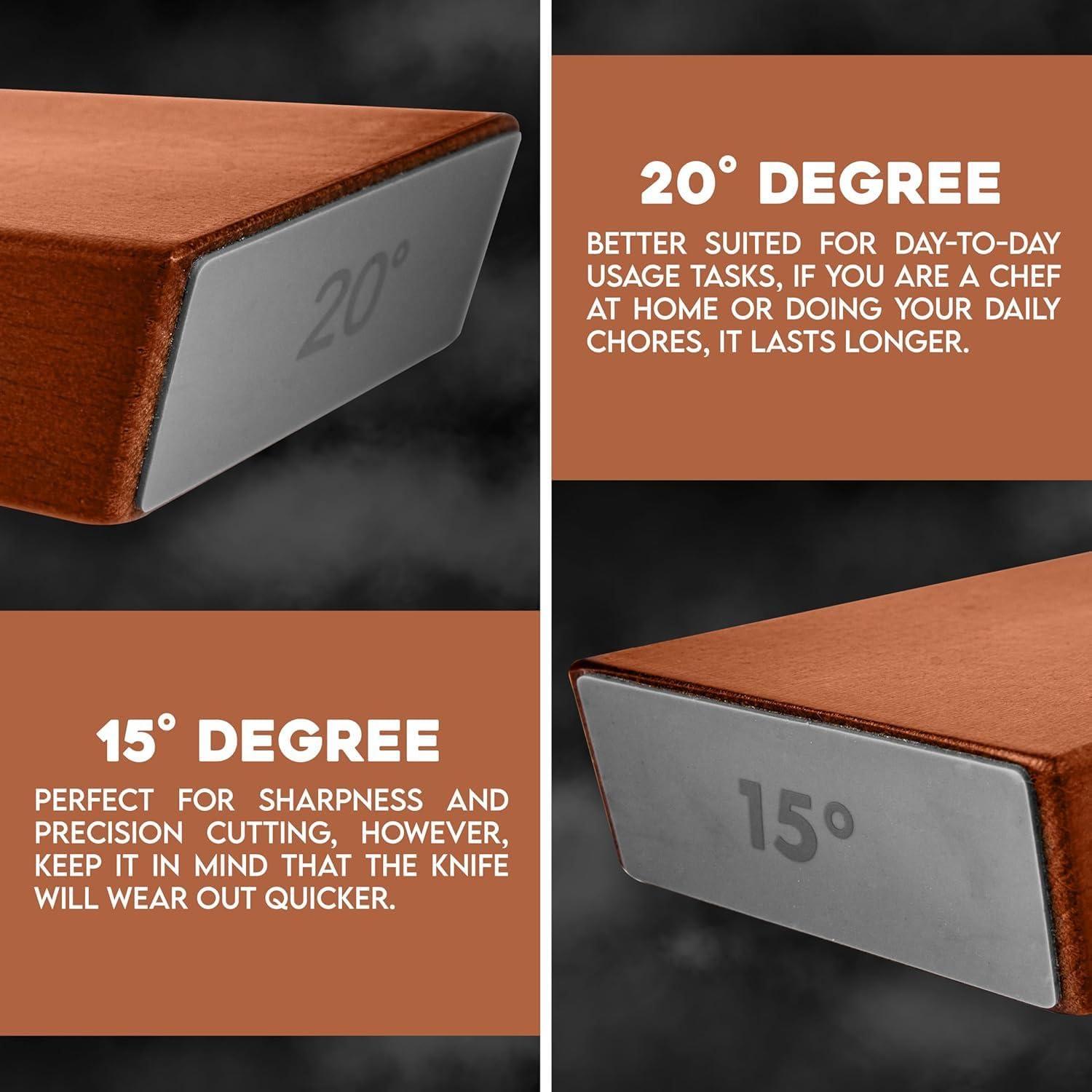 Afilador de Cuchillos Rodante KiiKiiPaNa con Piedra de Diamante