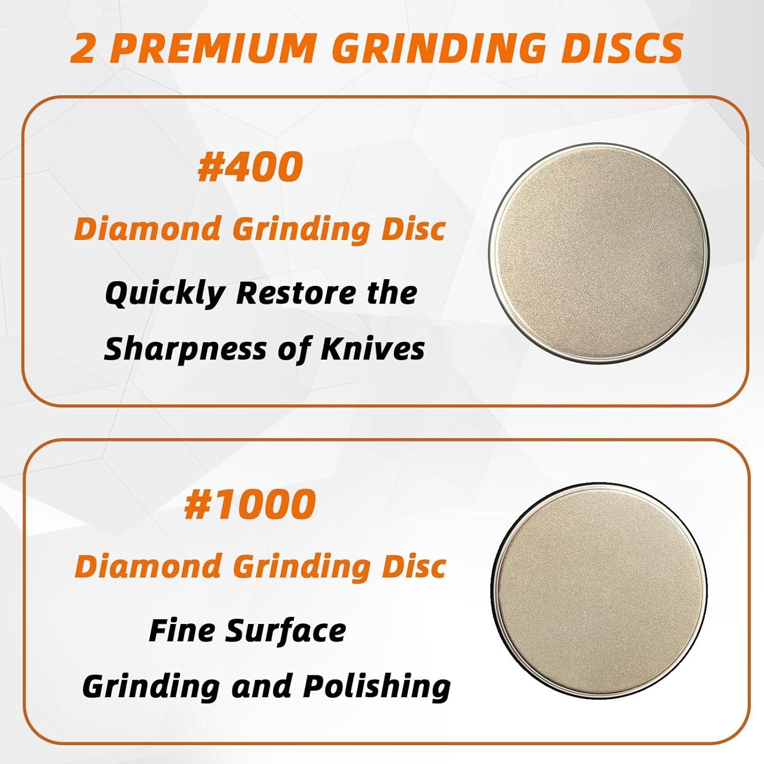 Afilador de Cuchillos Rodante VSTUVT con 5 Ángulos de Afilado