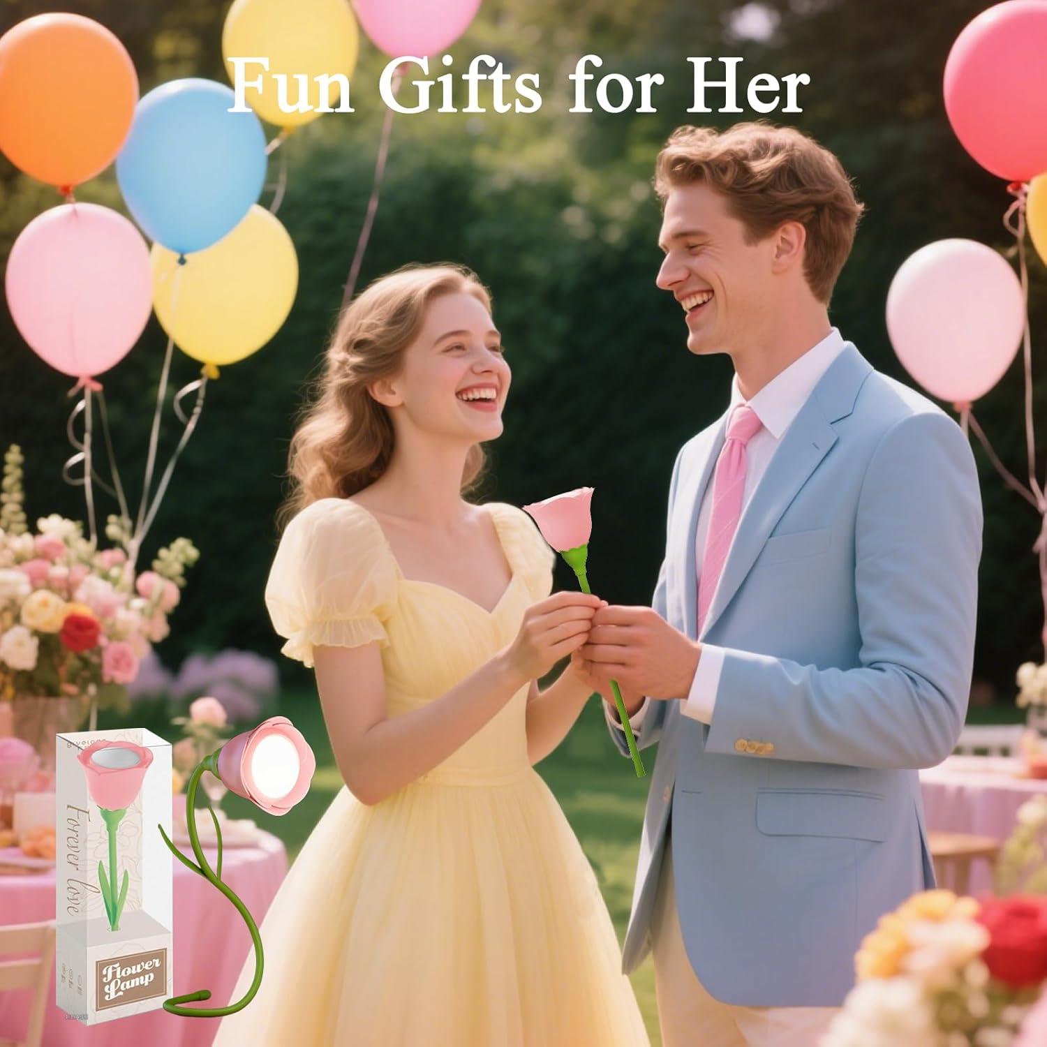 Lámpara de Lectura Flexible Osuke Rosa Recargable USB-C 3 Colores