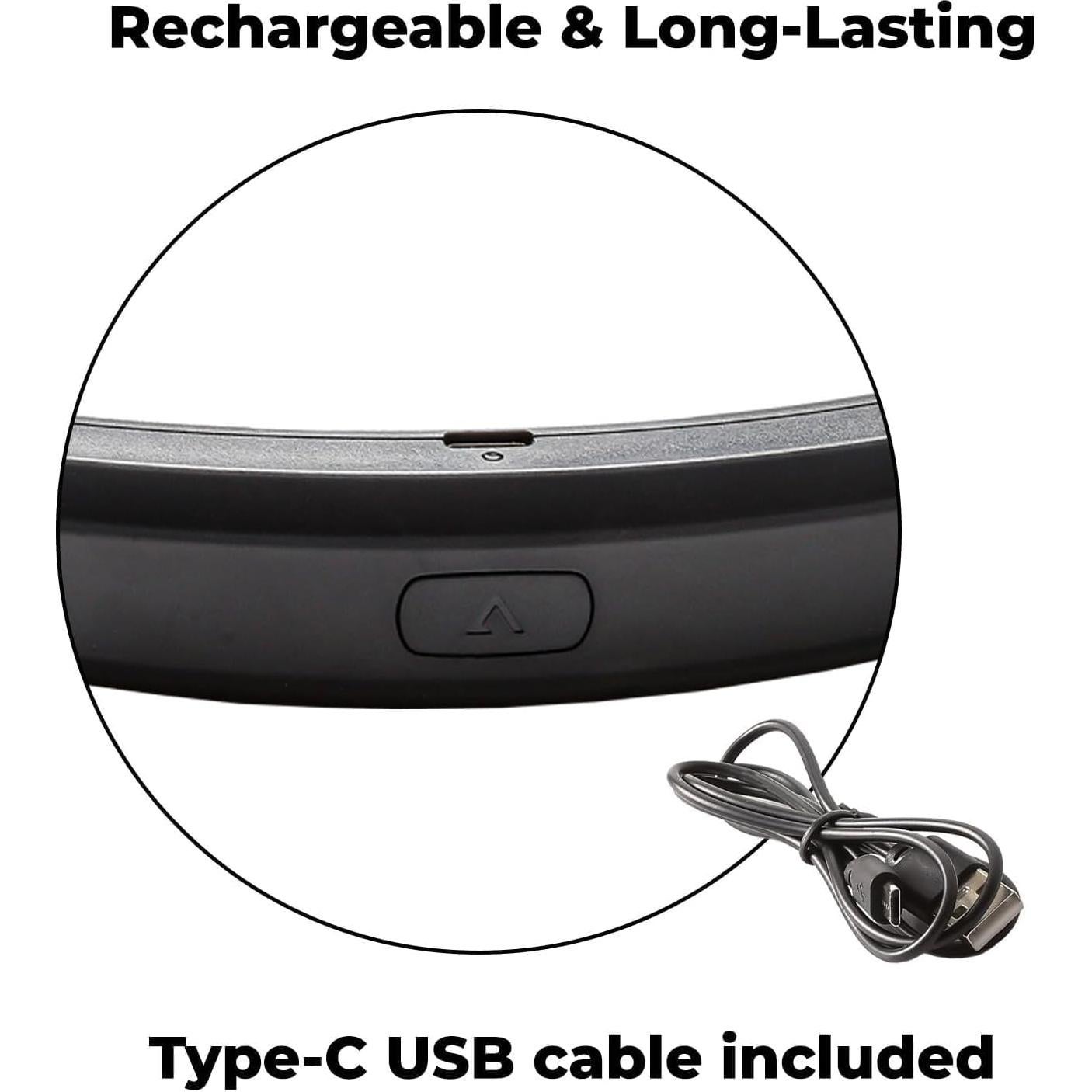 Luz de Lectura LED SATONA para el Cuello, 3 Colores, 9 Brillos