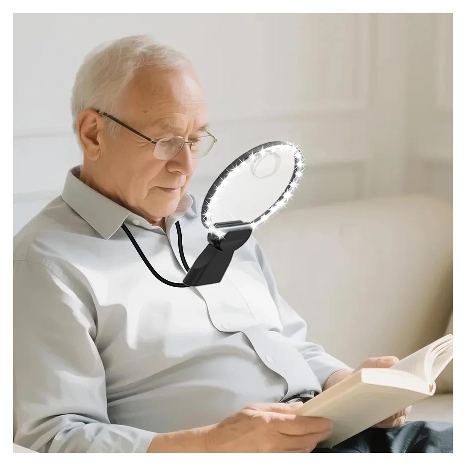 Lupa con Luz Manos Libres VOCOMAXA 5x 12.07 cm LED Ajustable