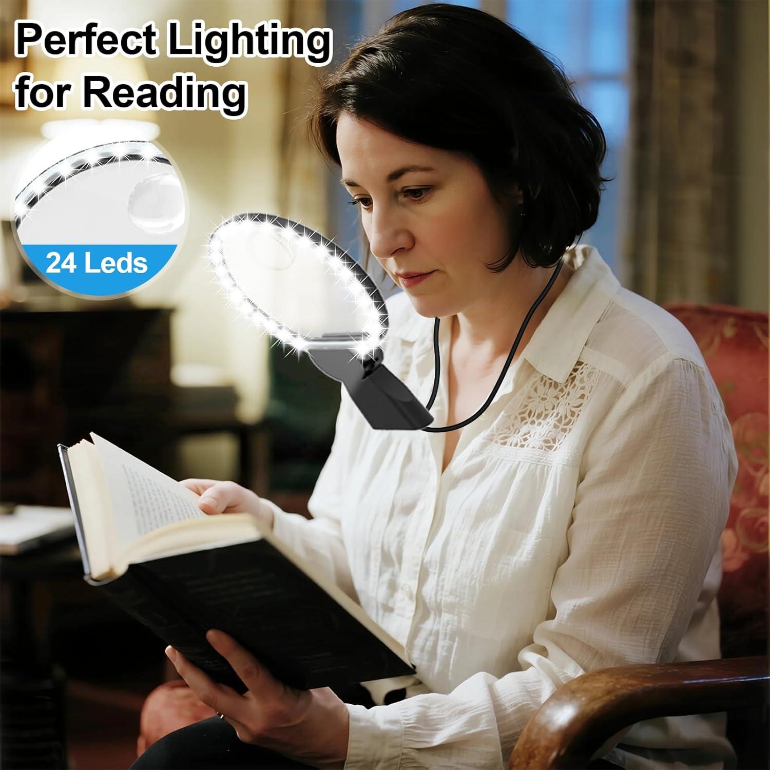 Lupa con Luz Manos Libres VOCOMAXA 5x 12.07 cm LED Ajustable