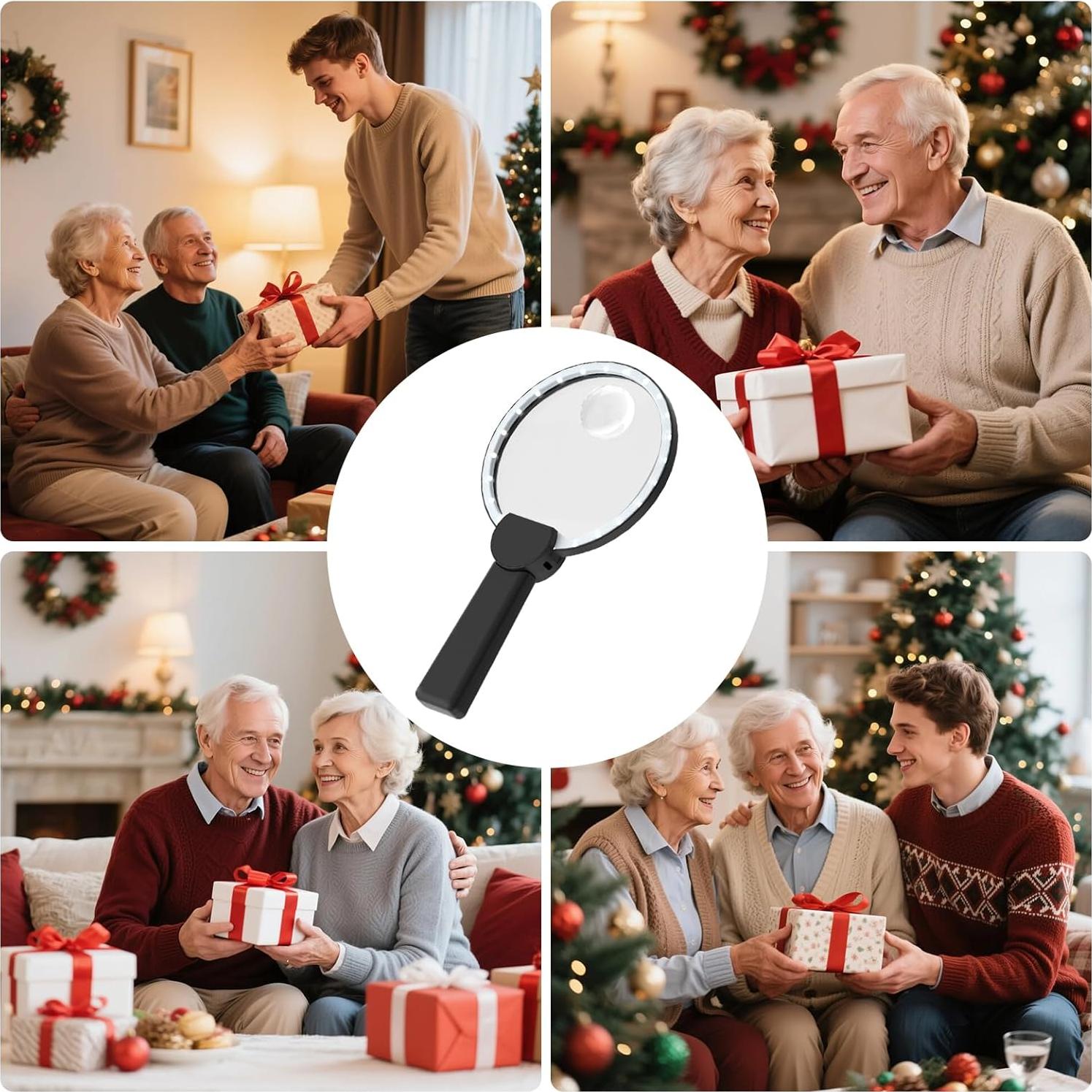 Lupa con Luz Manos Libres VOCOMAXA 5x 12.07 cm LED Ajustable