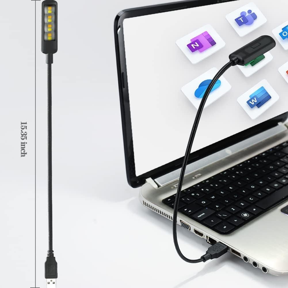 Luz USB Flexible BUBOSPER para Teclado de Laptop 3 Brillos