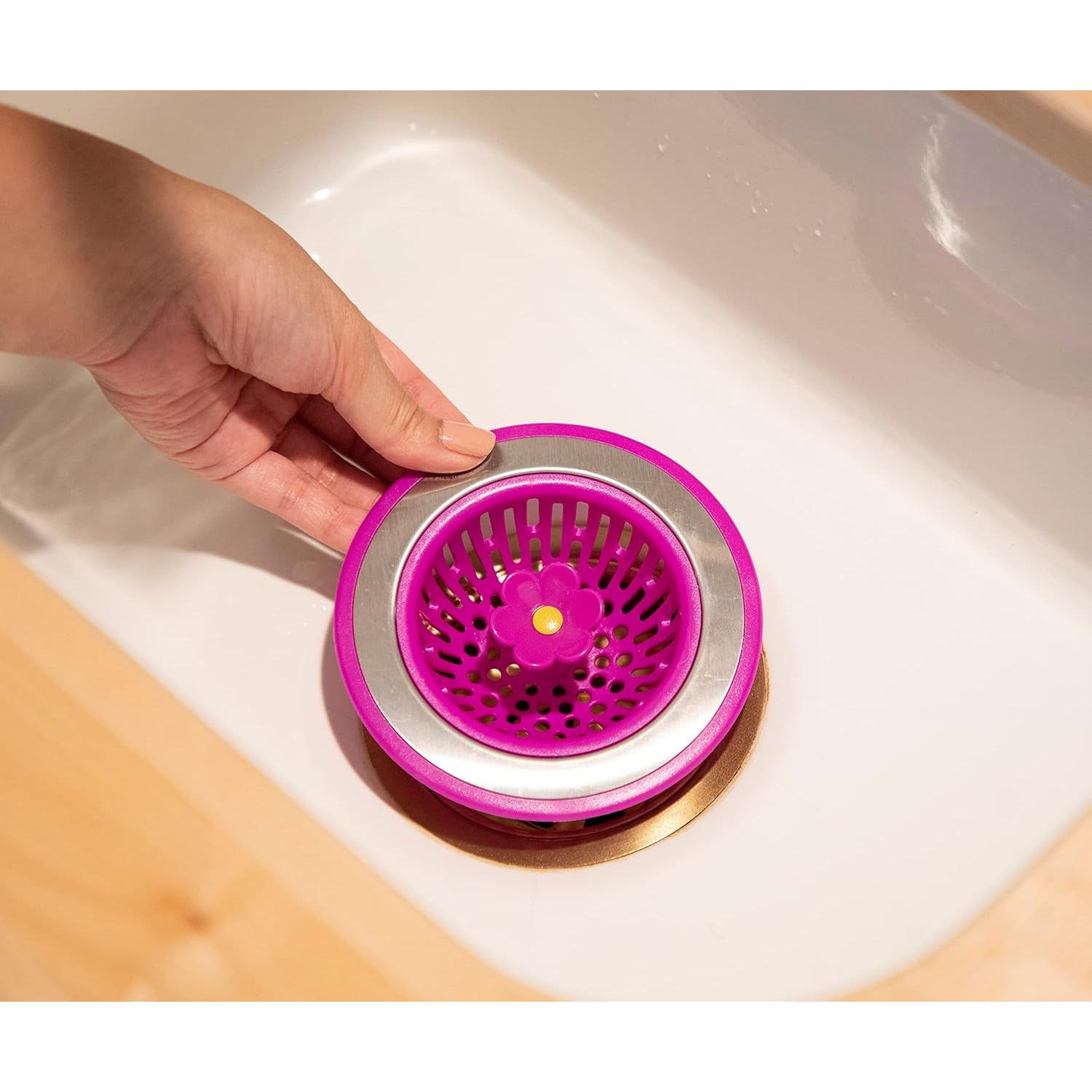 Colador de Fregadero Joie Bloom, Acero Inoxidable, 11.43 cm