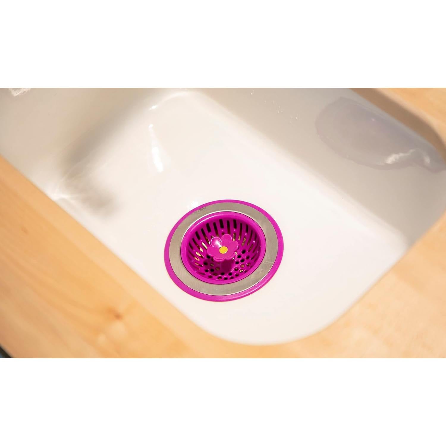 Colador de Fregadero Joie Bloom, Acero Inoxidable, 11.43 cm