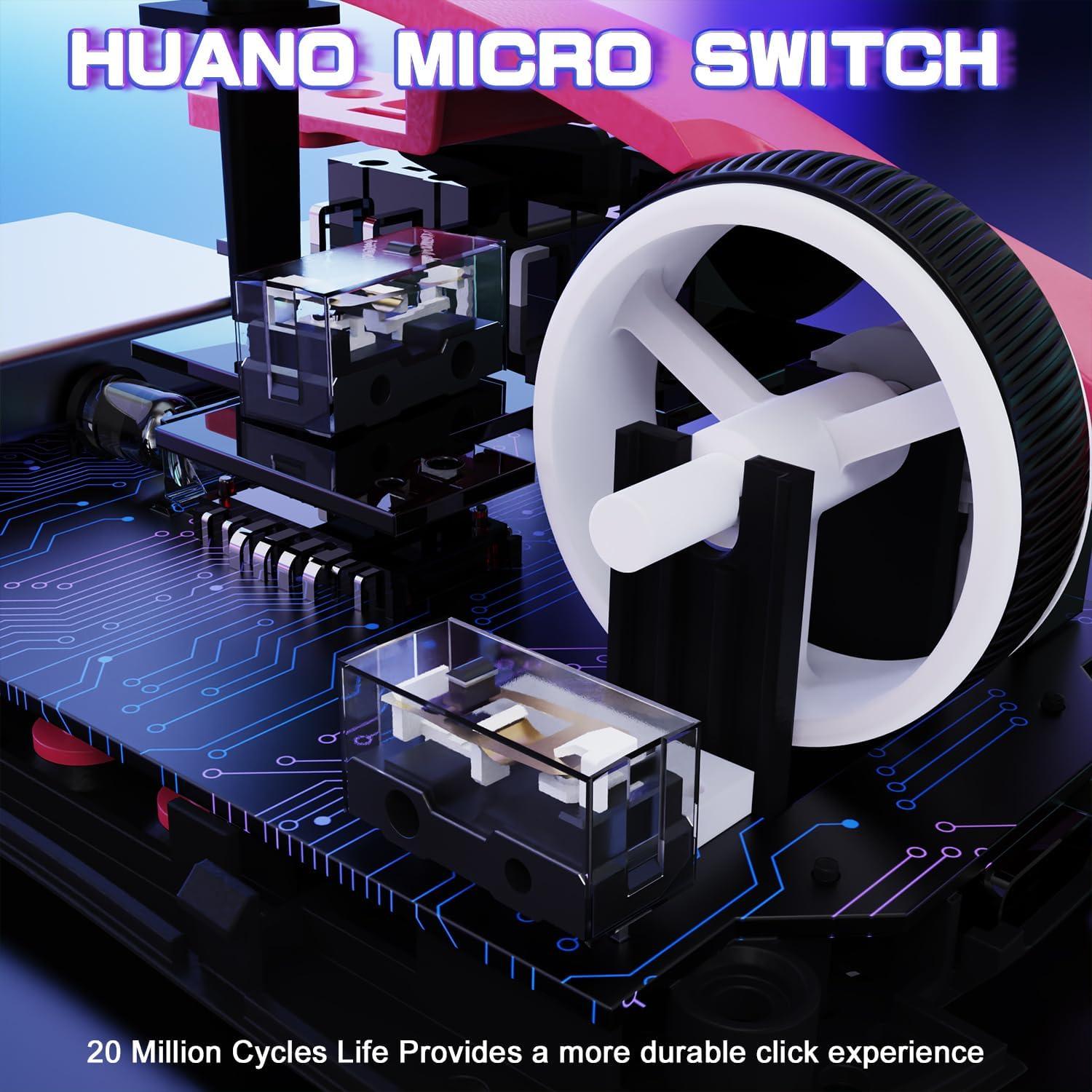 Ratón Gaming Inalámbrico ATTACK SHARK X11SE 22000 DPI Rojo