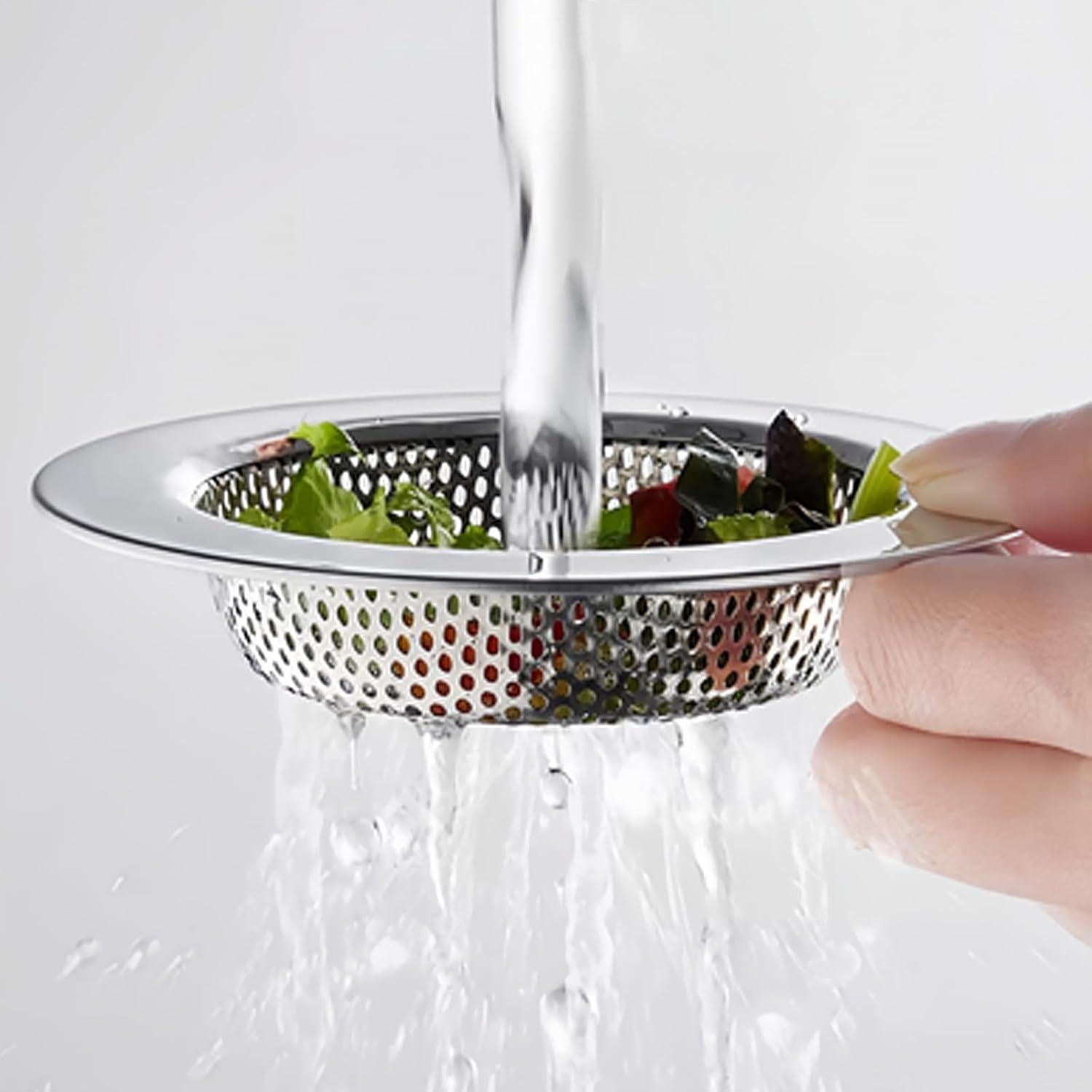 Colador de Fregadero Criyar Acero Inoxidable 11.43 cm 2 Pcs