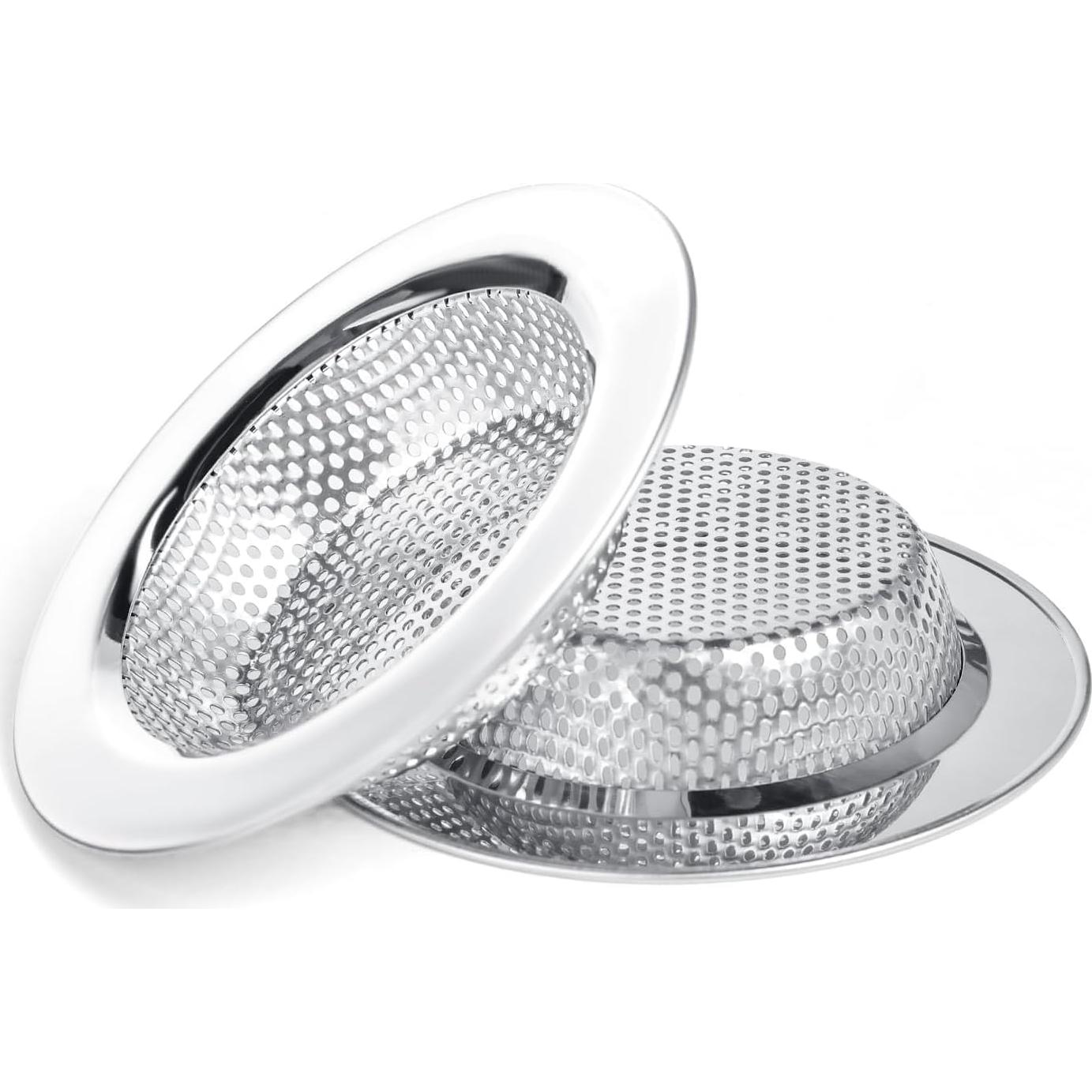 Colador de Fregadero Criyar Acero Inoxidable 11.43 cm 2 Pcs