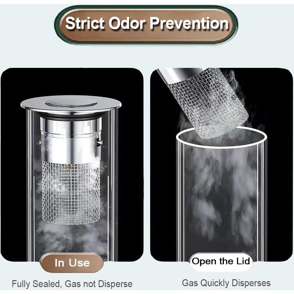 Filtro de Drenaje Emergente DUOYHIEL 2 Pack Acero Inoxidable