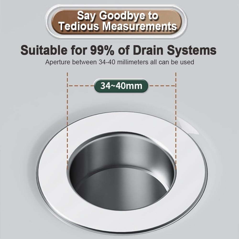 Filtro de Drenaje Emergente DUOYHIEL 2 Pack Acero Inoxidable