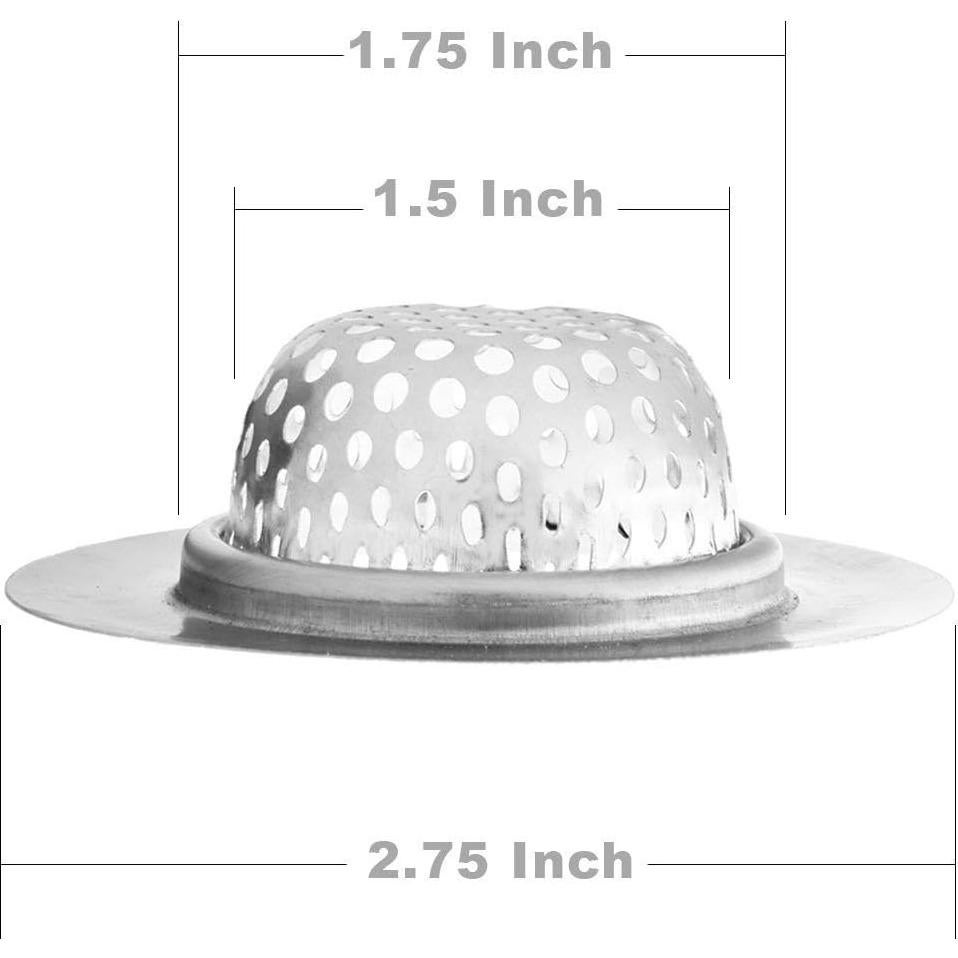 Desagüe de Fregadero de Cocina NYKKOLA 2 Paquetes Acero Inoxidable