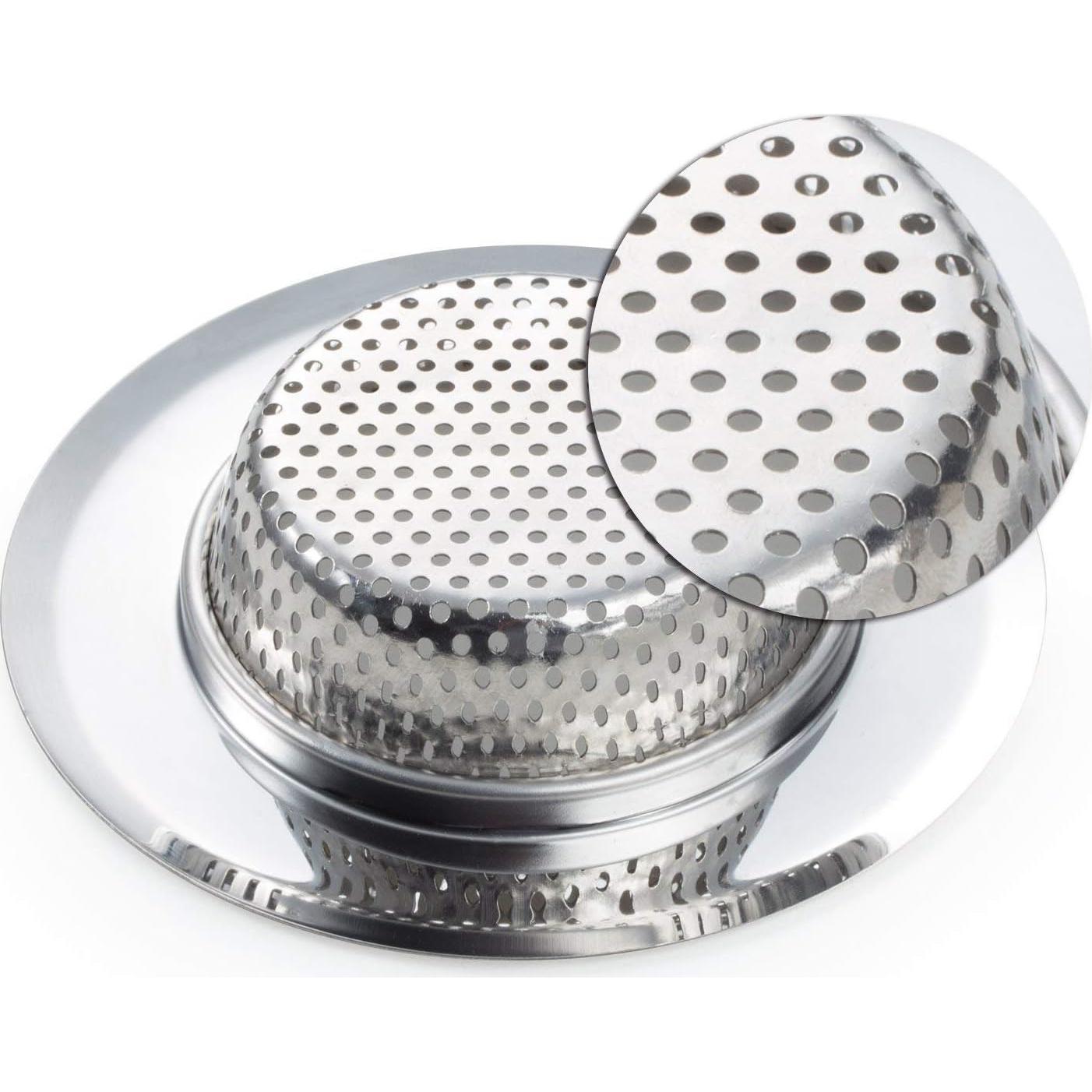 Desagüe de Fregadero de Cocina NYKKOLA 2 Paquetes Acero Inoxidable