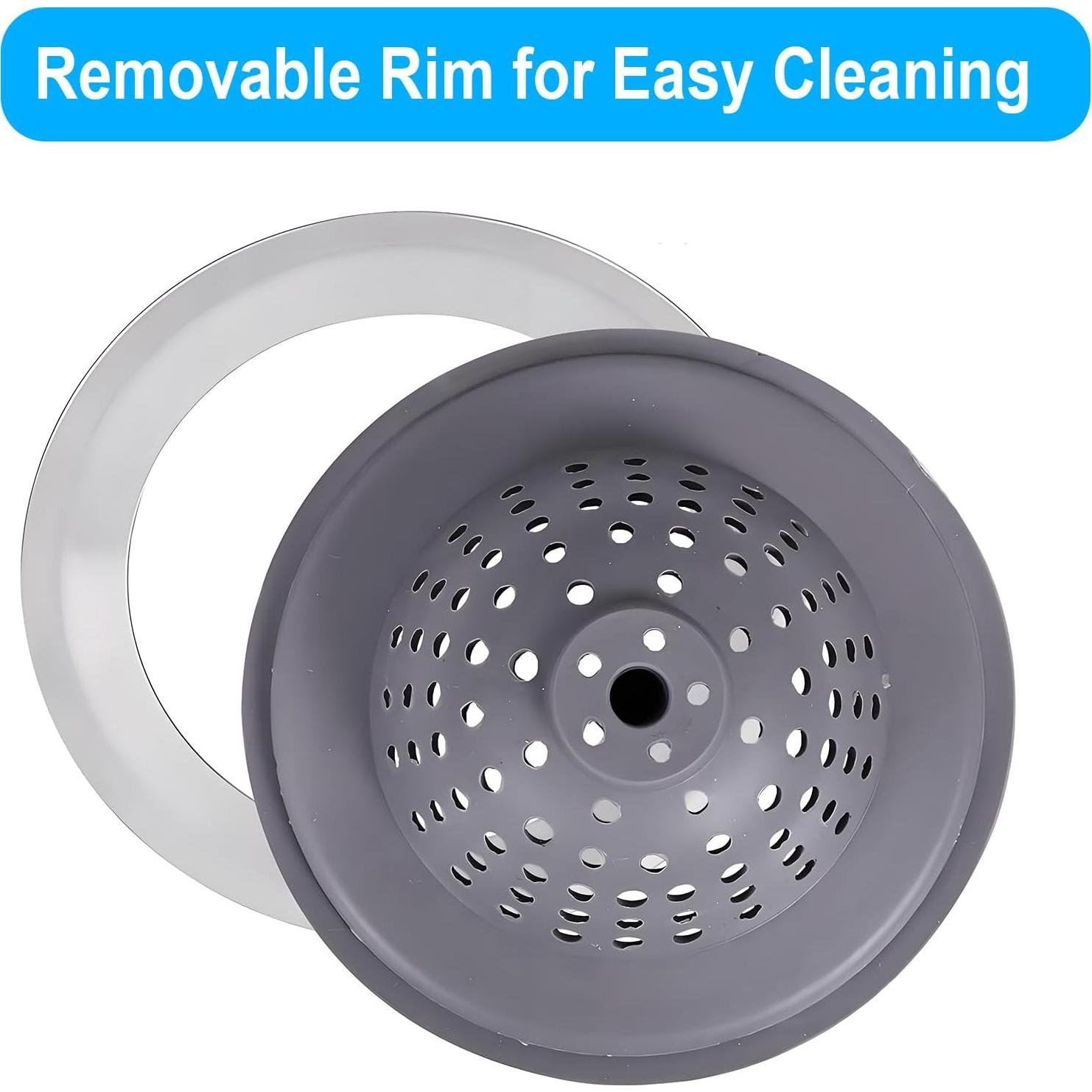 Paquete de 2 Filtros de Drenaje de Cocina Ginbel Direct 11.4 cm