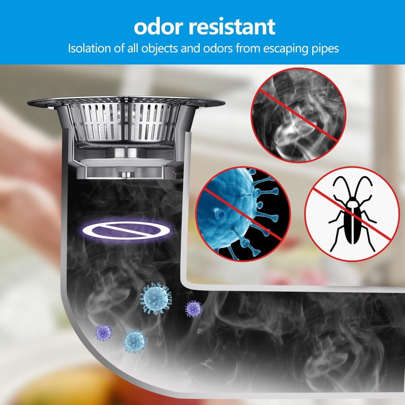 Colador de Drenaje 3 en 1 AAEJE Acero Inoxidable 8.6 cm