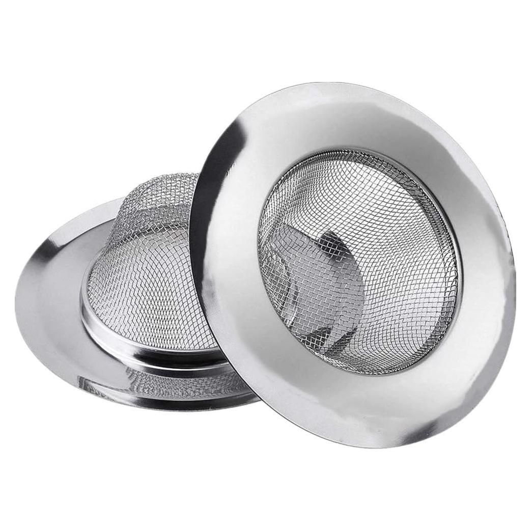 Colador de Acero Inoxidable Wild Tribe 2 Pcs 11.43 cm Antitaponamiento