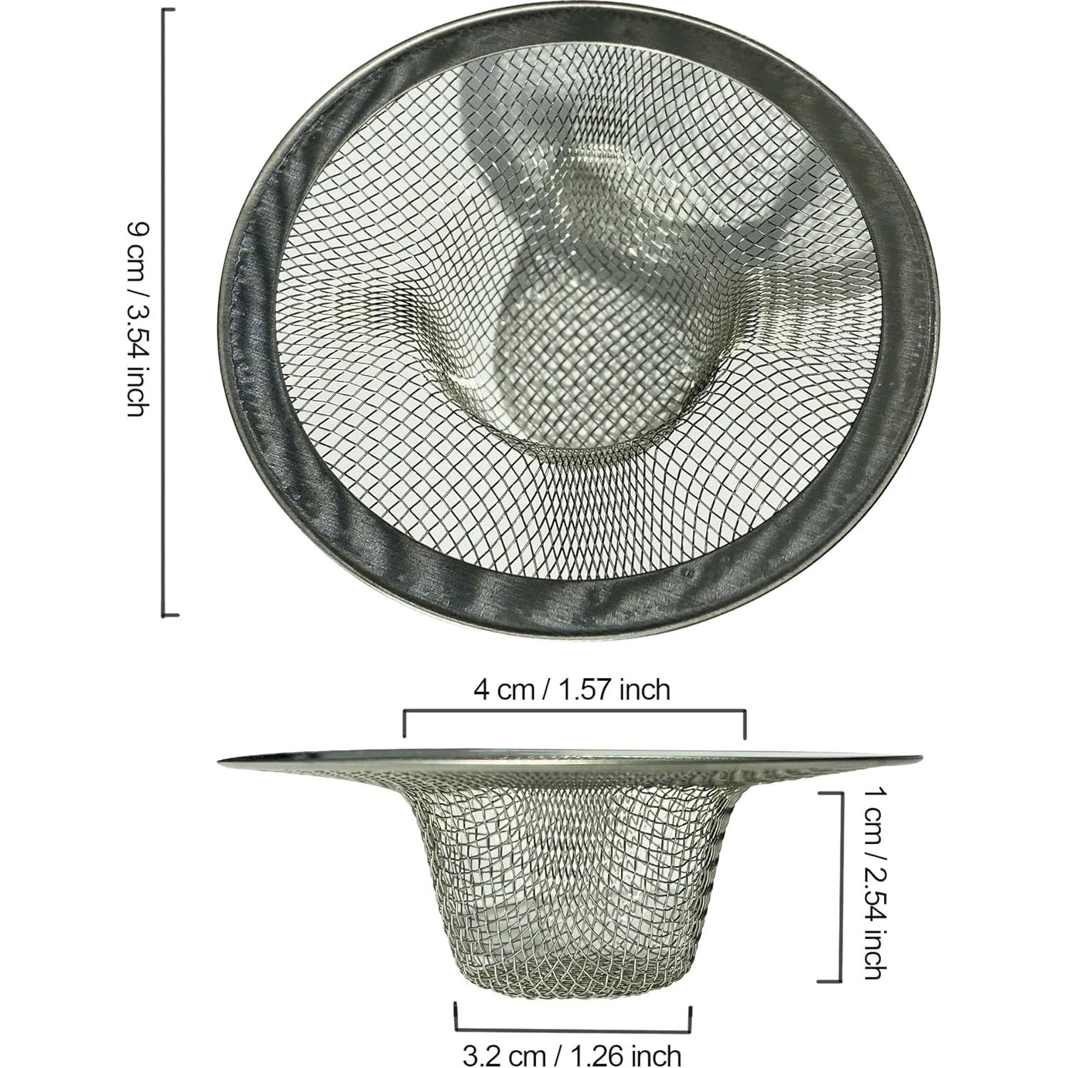 Colador de Fregadero GXONE Acero Inoxidable 3.5" (8.89 cm) - 2 Pcs