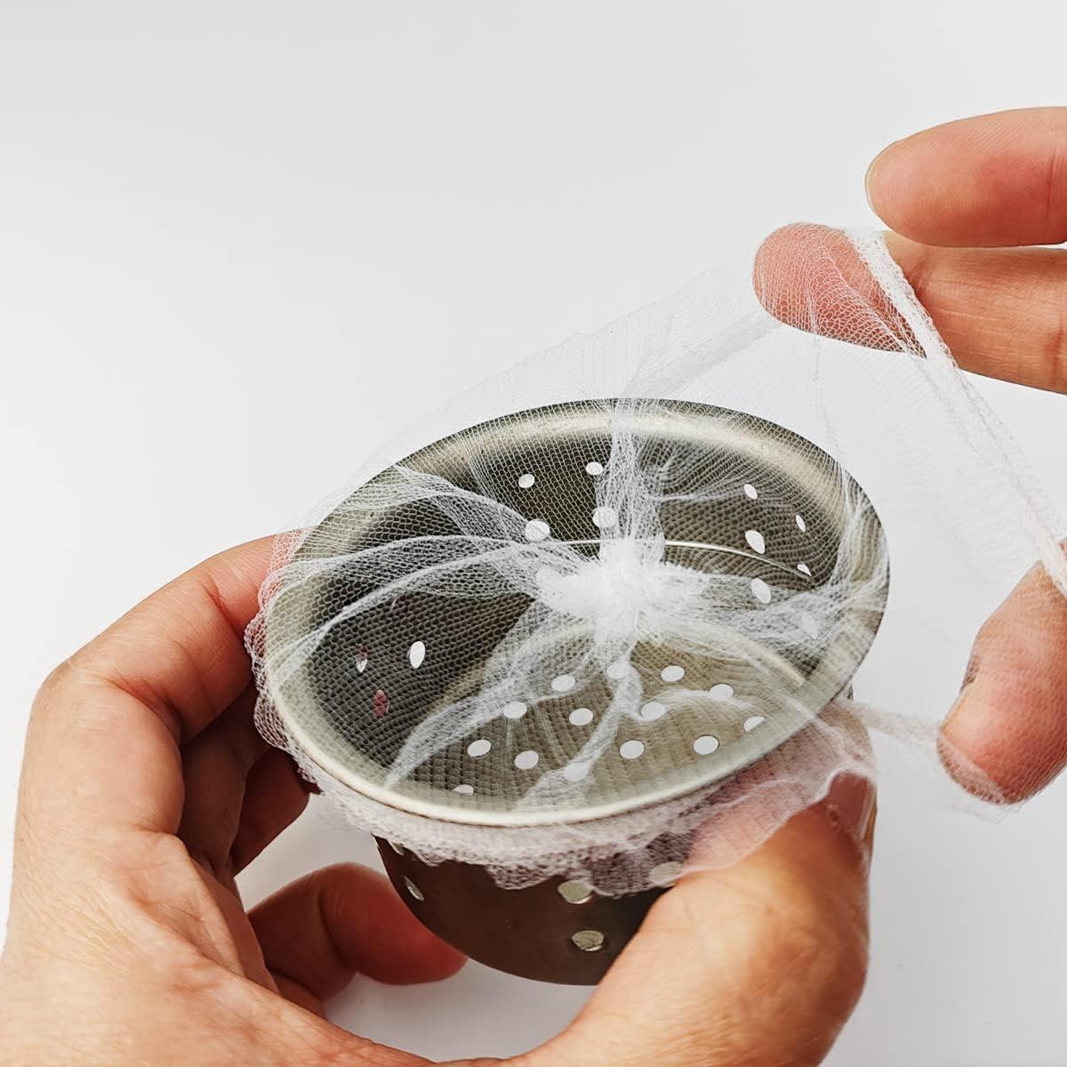 Bolsas de Filtro de Malla Desechables GXXMEI 500pcs 9.9x10.9cm