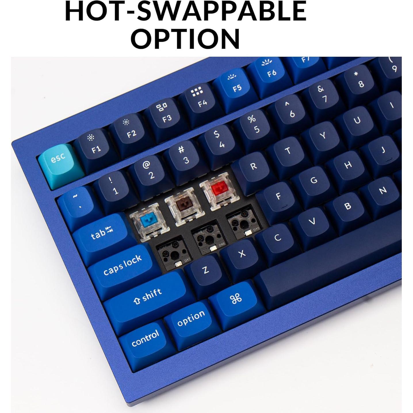 Teclado Mecánico Keychron Q5 96% Programable USB-C Gateron Azul