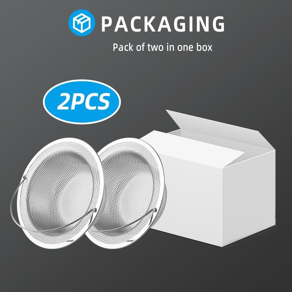 Colador de Fregadero de Acero Inoxidable Haodex 11 cm