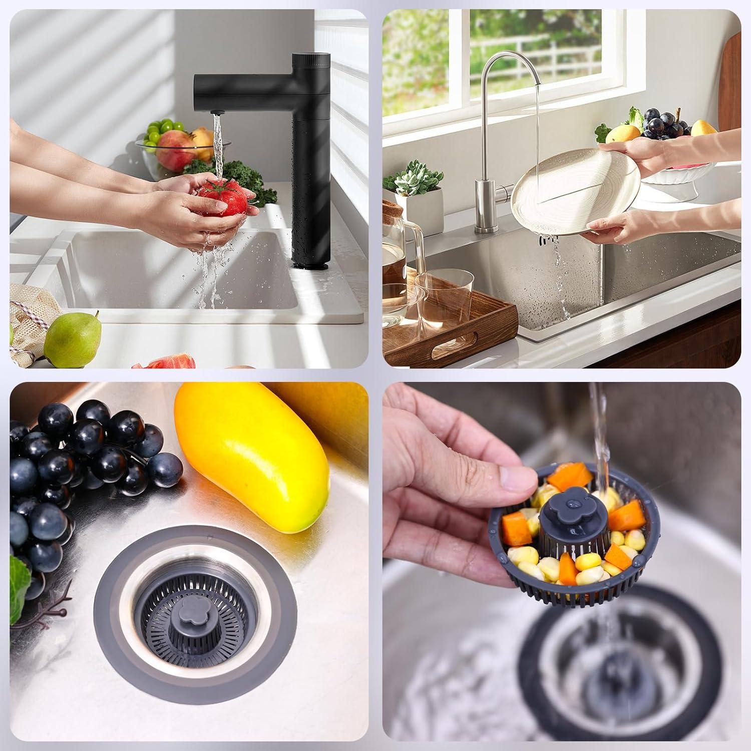 Colador de Drenaje 3 en 1 Ginbel Direct Acero Inoxidable 304