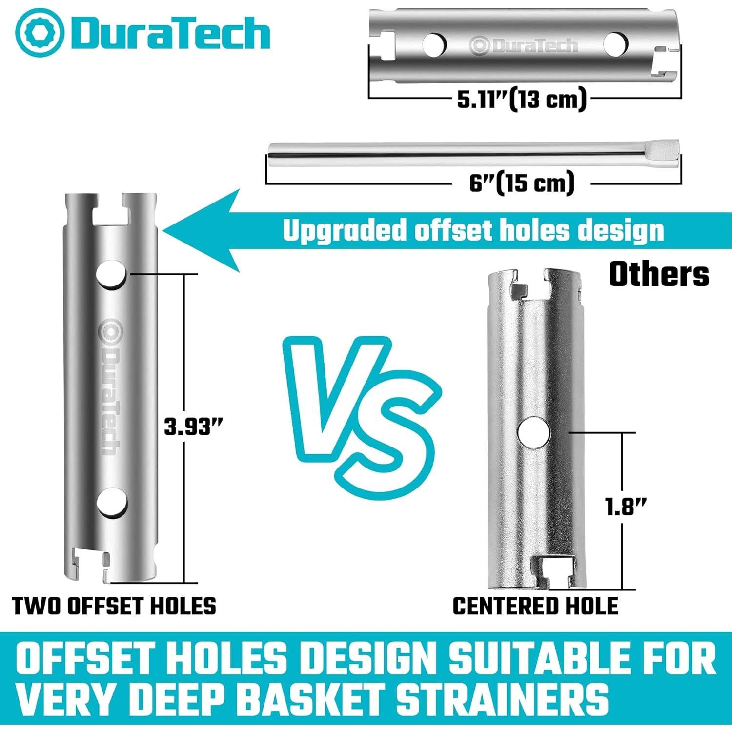 Llave de Estrangulador DURATECH Doble Extremo 1/2" y 3/8"