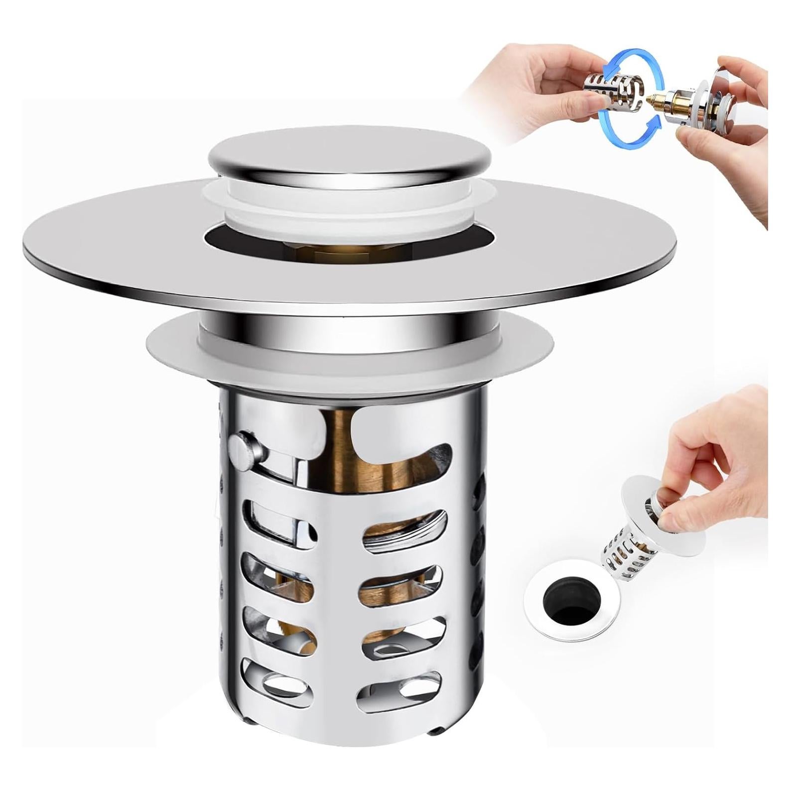 Desagüe de Fregadero 3 en 1 WERMARS con Cesta de Filtro