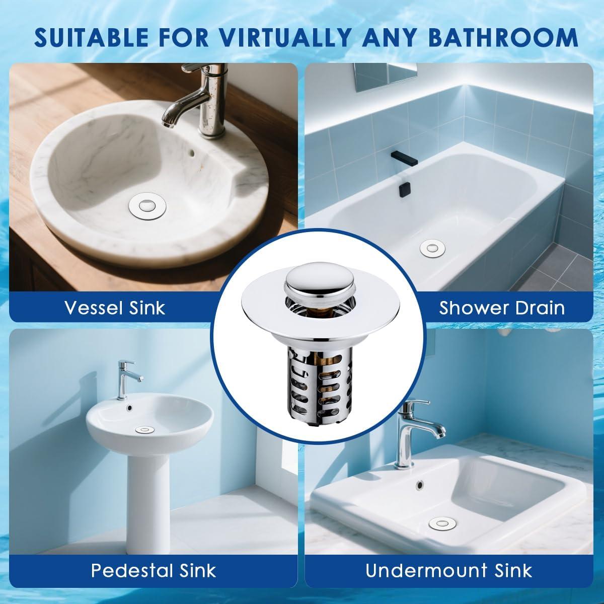 Desagüe de Fregadero 3 en 1 WERMARS con Cesta de Filtro