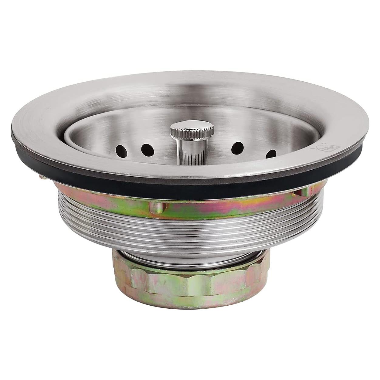 Colador de desagüe EADOT 3.5" nikel cepillado para fregadero