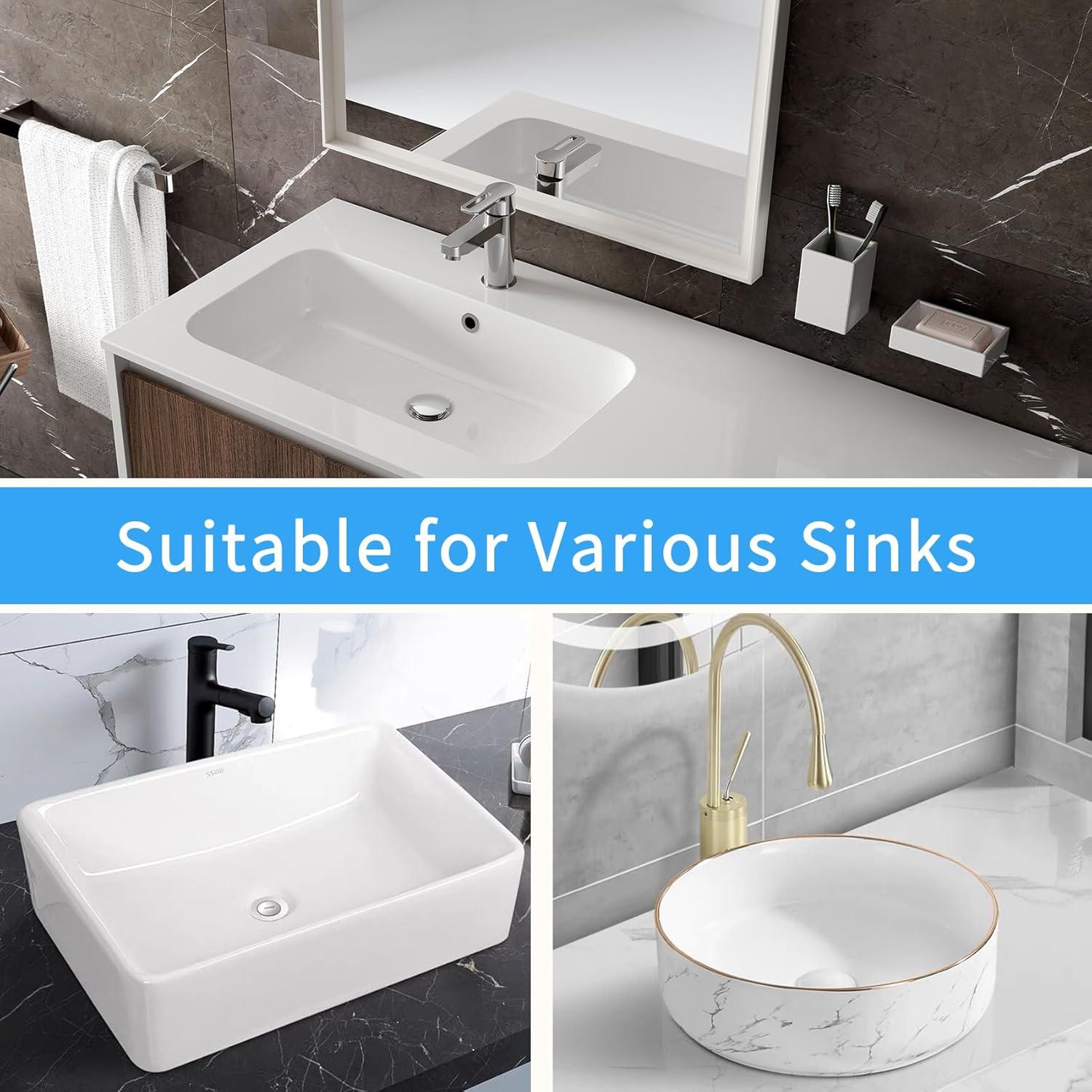 Colador de desagüe HAPPUP en latón, tapa desmontable 28-46mm