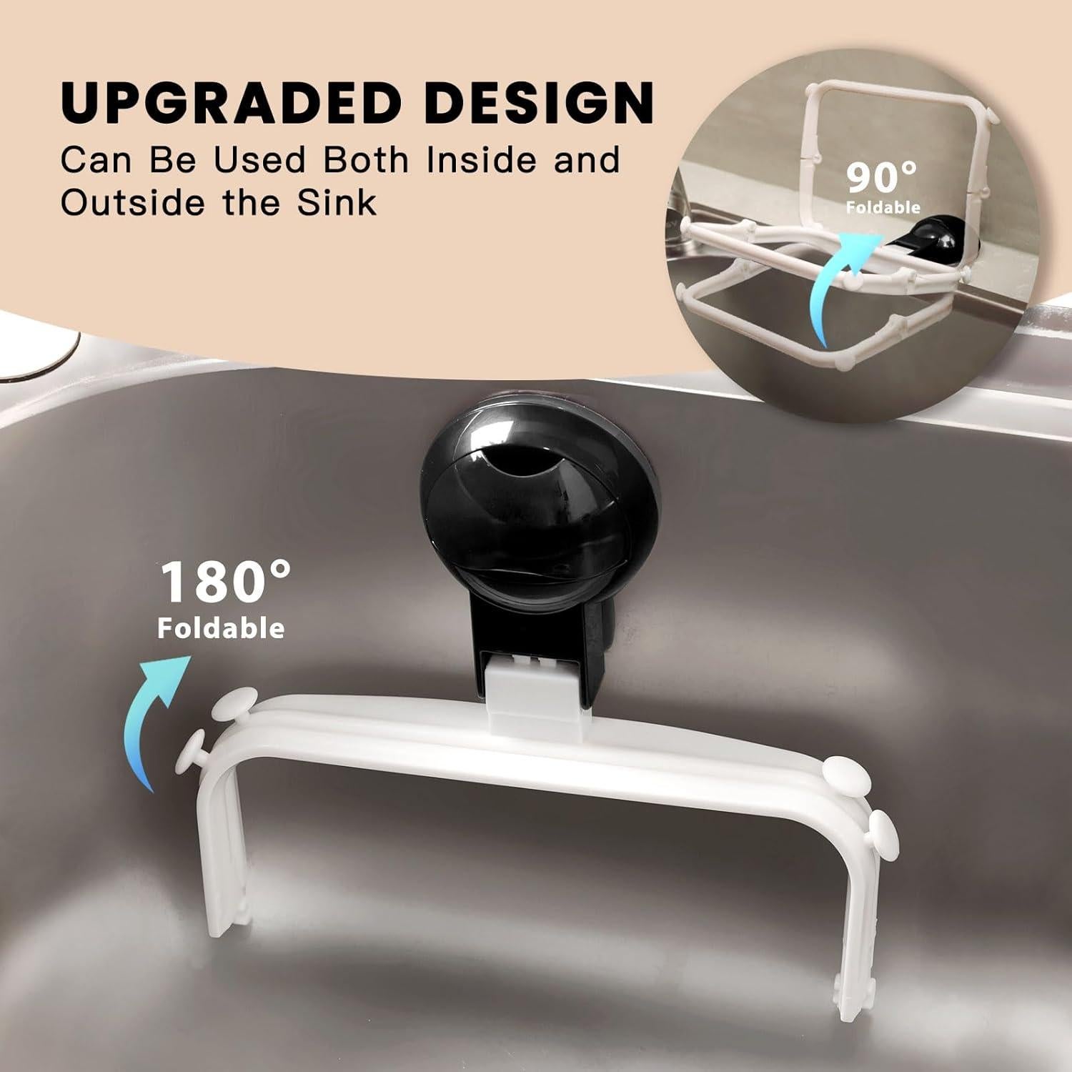 Catcher de Comida WTEHSOPL para Fregadero Negro con 50 Filtros