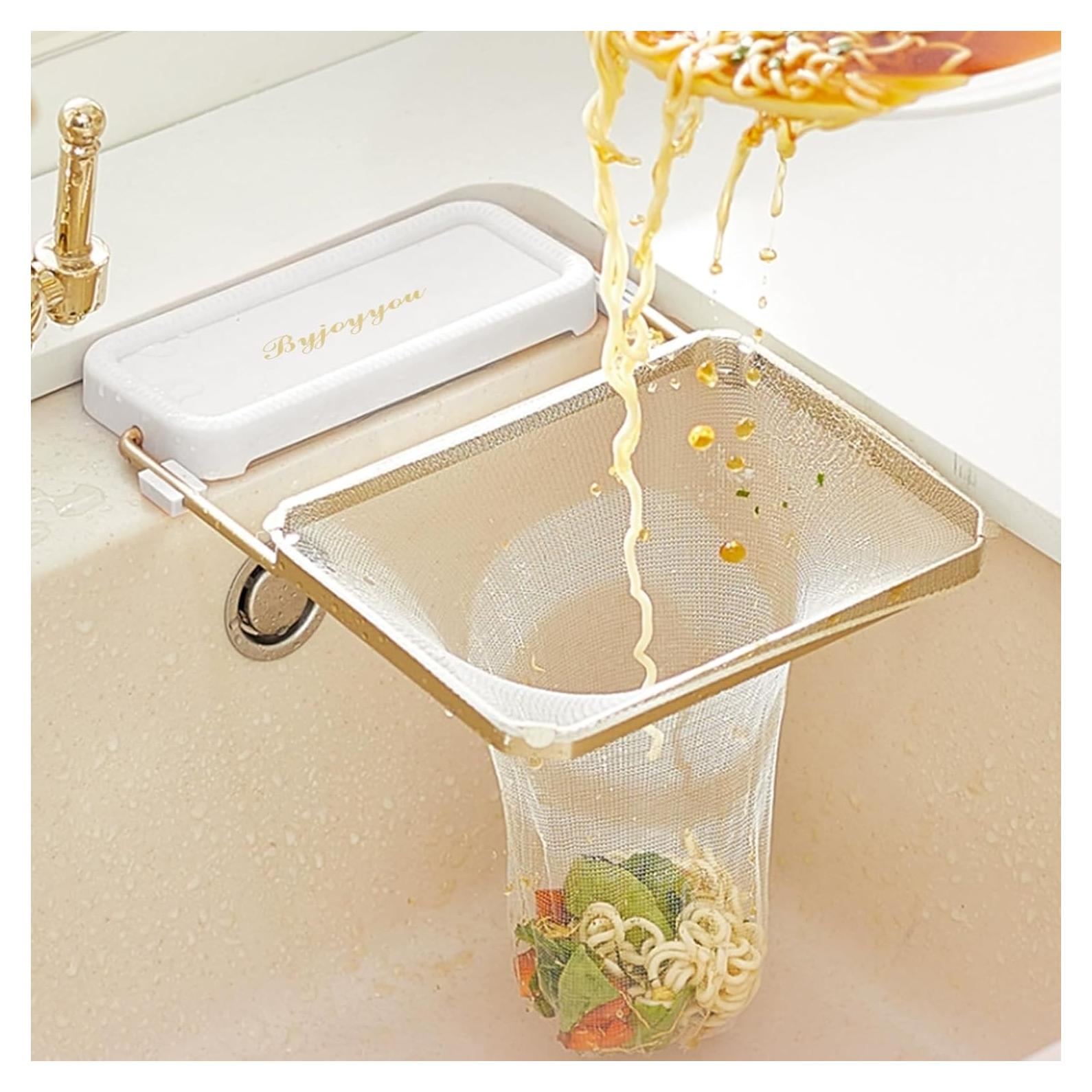 Cesta de Drenaje Colgante Sankoly de Acero Inoxidable 16.1x20cm